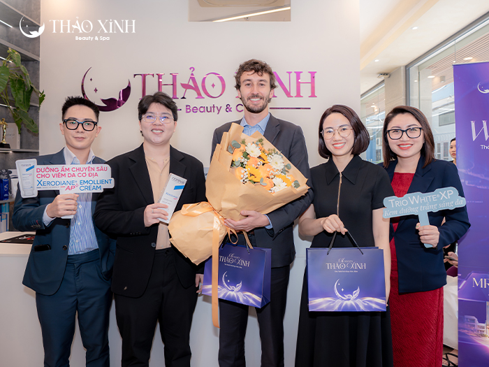 Thảo Xinh gặp gỡ đại diện Noreva – Kết nối giá trị thẩm mỹ chuẩn quốc tế