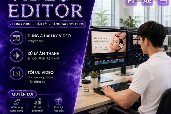 Tuyển dụng chuyên viên Video Editor